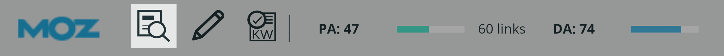 Moz 酒吧 – 菜单